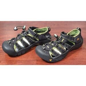 KEEN Sandals Newport H2 Youth Size 4 Waterproof Hiking Water Sport Green Kids